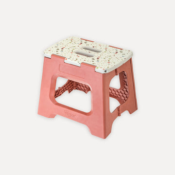 Sgabello pieghevole 27 cm con stampa sulla parte superiore