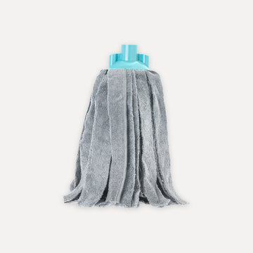 Turquoise microfiber mop