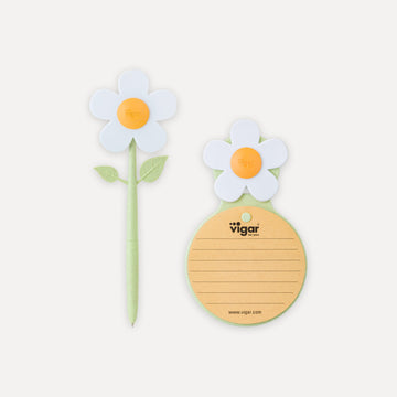 Set penna con magnete e blocco note