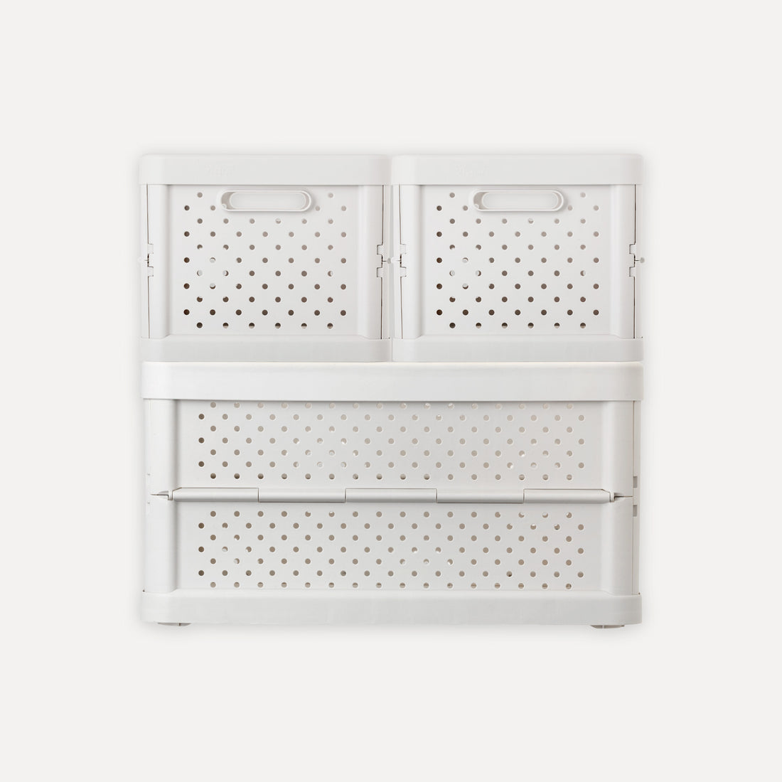 Set di 3 scatole pieghevoli e set di marcatori per scatole