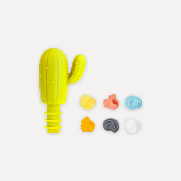 Ensemble de bouchon de bouteille et 6 marqueurs Cactus