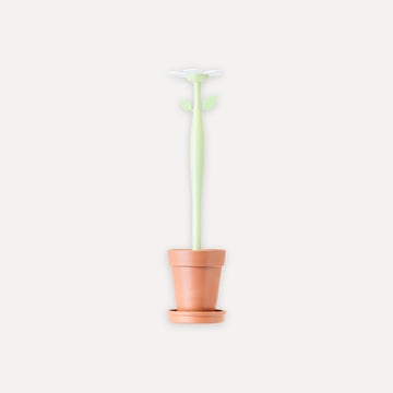 Sustainable brush holder set with design