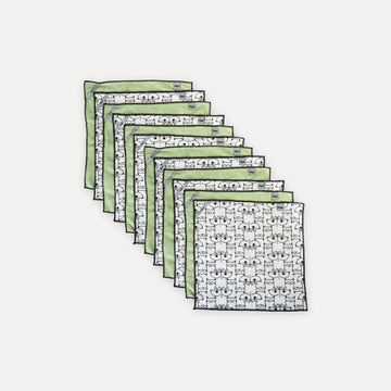 Pack of 12 microfiber cloths