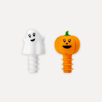Set di 2 tappi per bottiglie Halloween