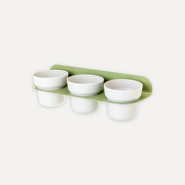 Wall planter with 3 pots