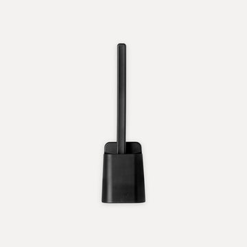 Wall-mounted toilet brush set