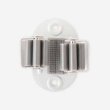 Metal broom holder