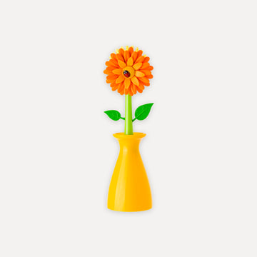 Éponge à vaisselle design avec vase