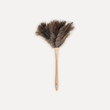 Ostrich duster bamboo handle