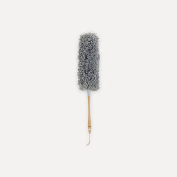 Plumero ergonómico de bambú y microfibra