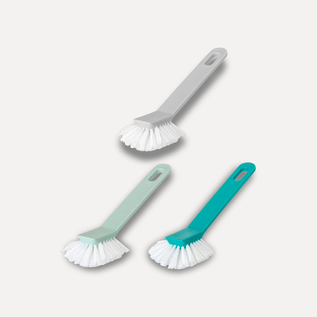 Set of 3 basic dishwashing brushes