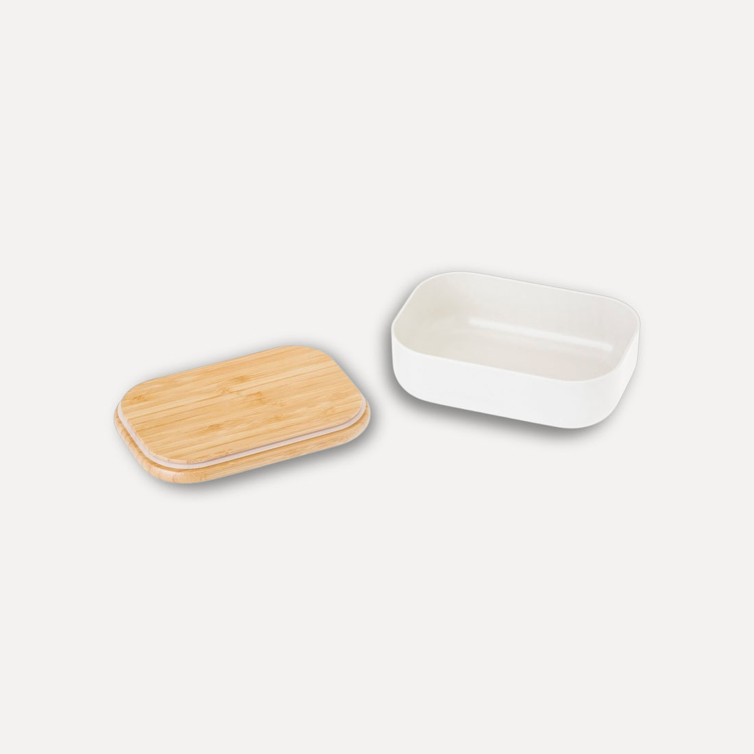 Medium food container with bamboo lid