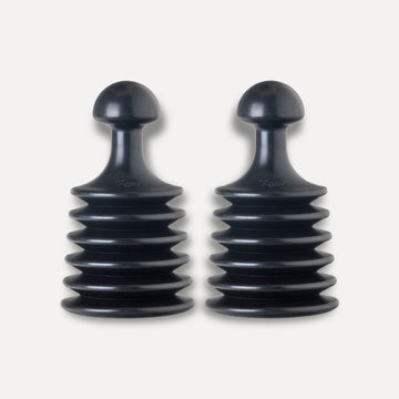 Pack of 2 mini plungers with bellows