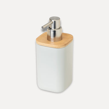 Bamboo soap dispenser