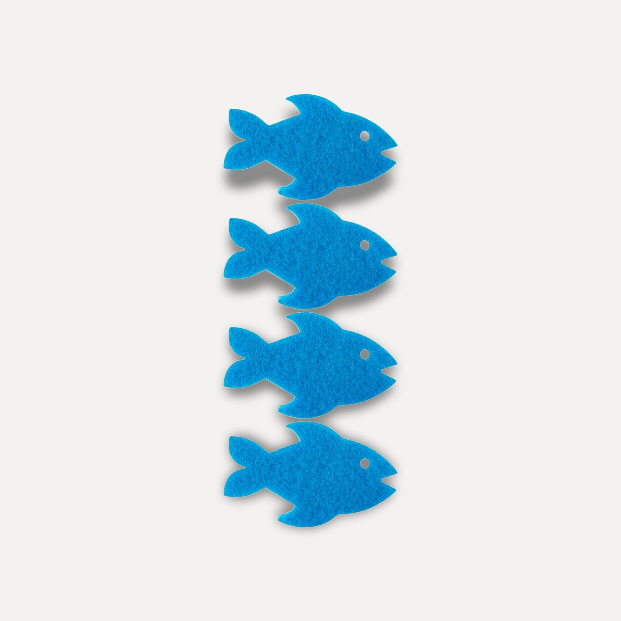 Pack de 4 éponges avec design poisson