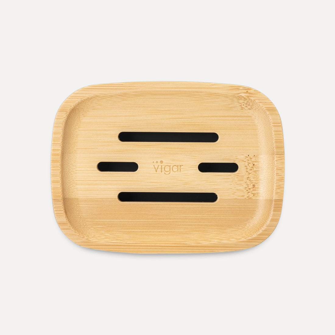 Bamboo lid soap dish