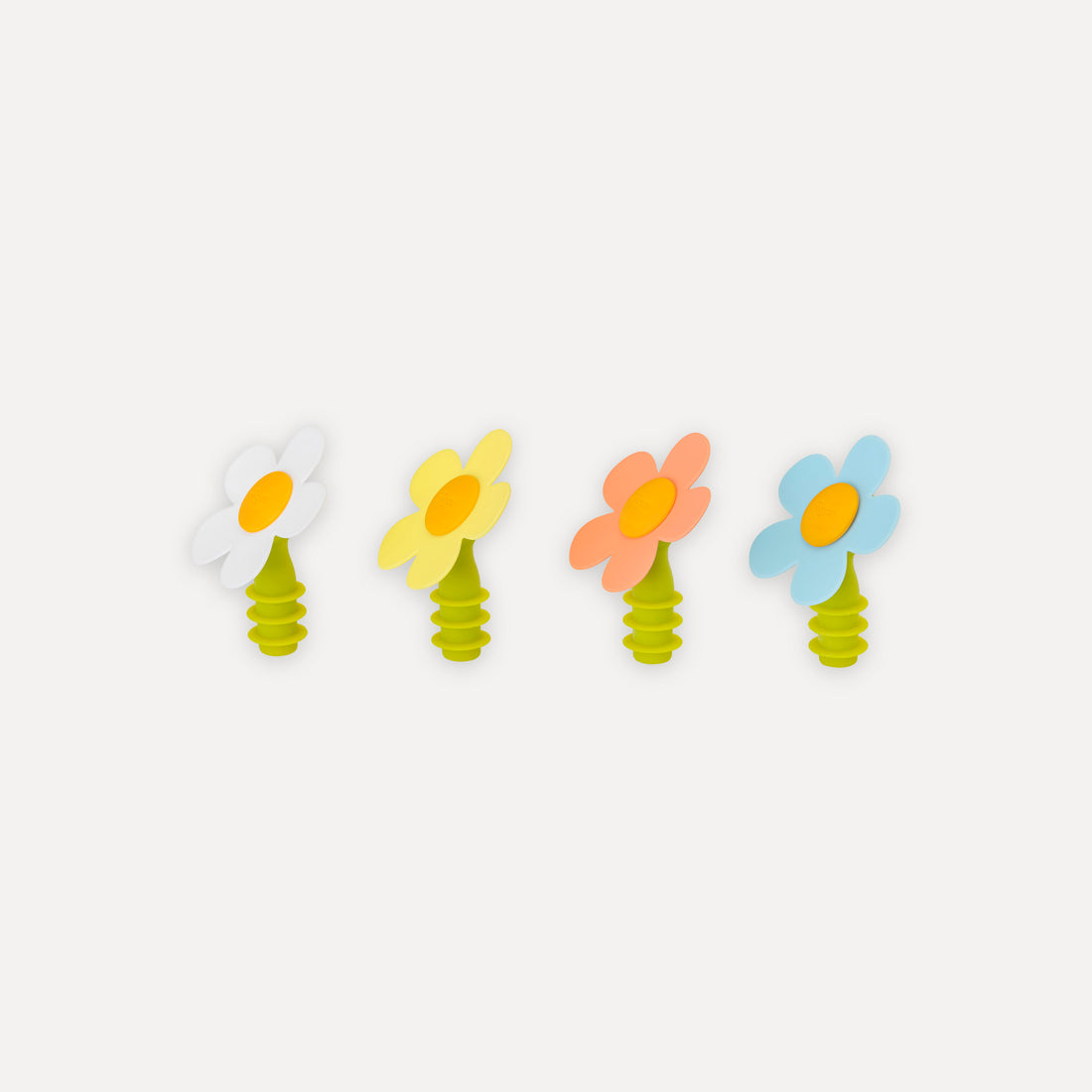 Set 4 tapones de botellas