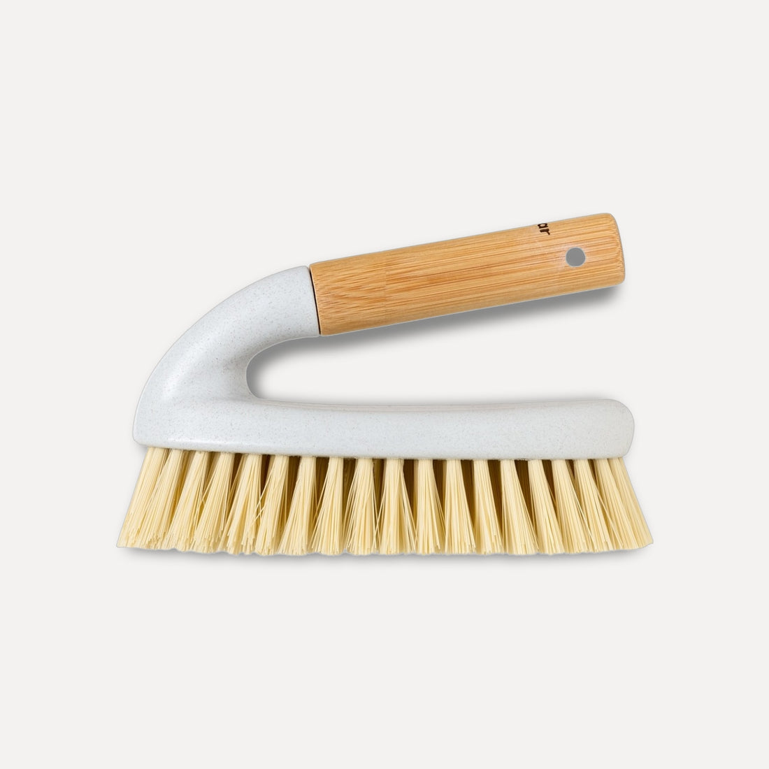 Round handle bamboo washing brush