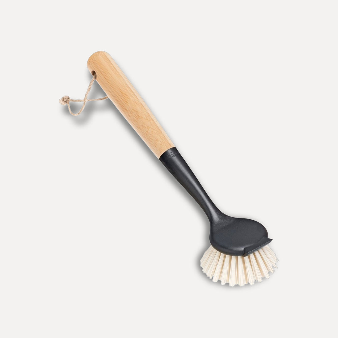 Round bamboo dish brush