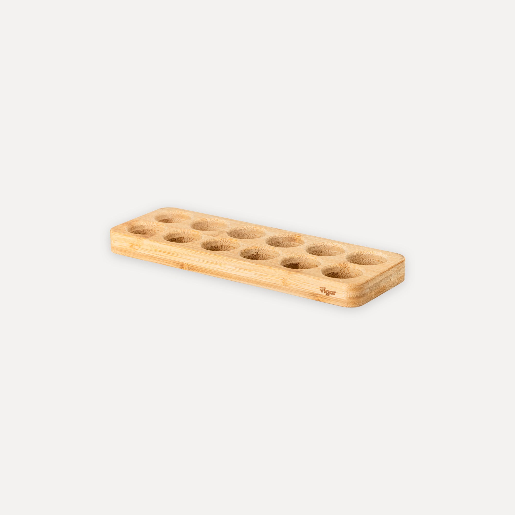 Huevera de bambú para 12 huevos
