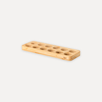 Huevera de bambú para 12 huevos
