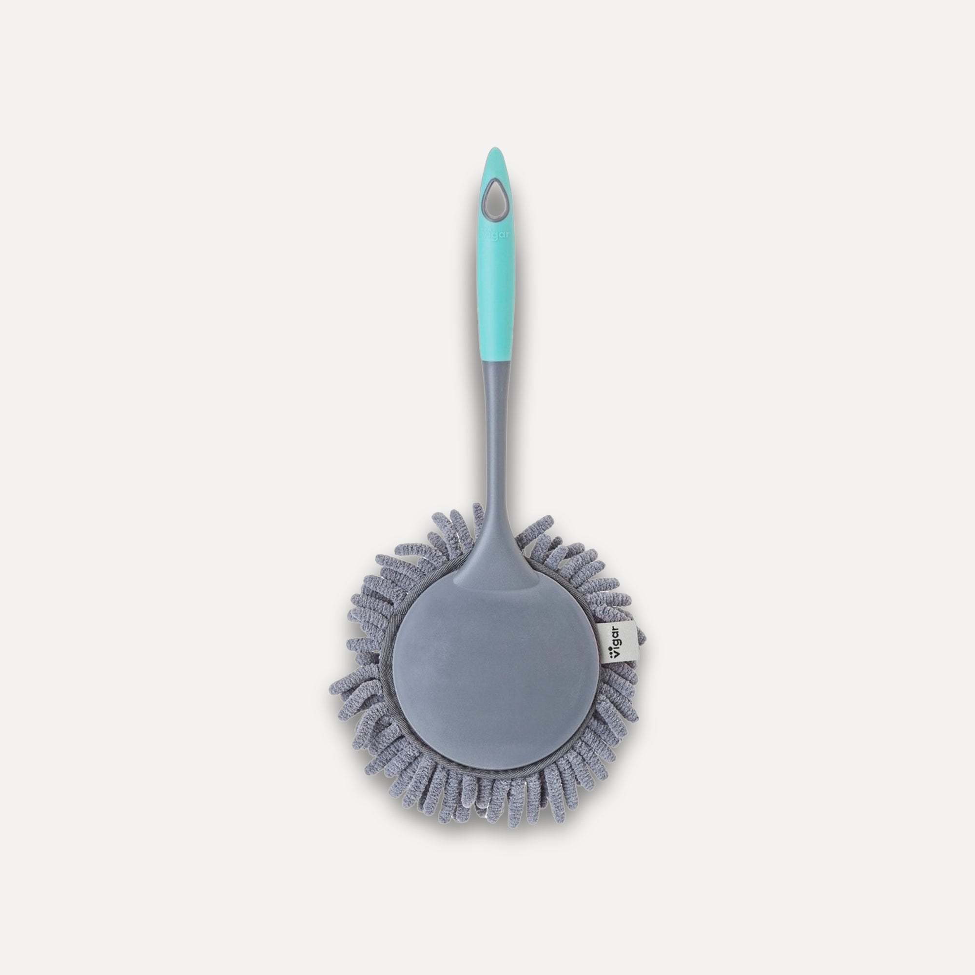 Round microfiber duster