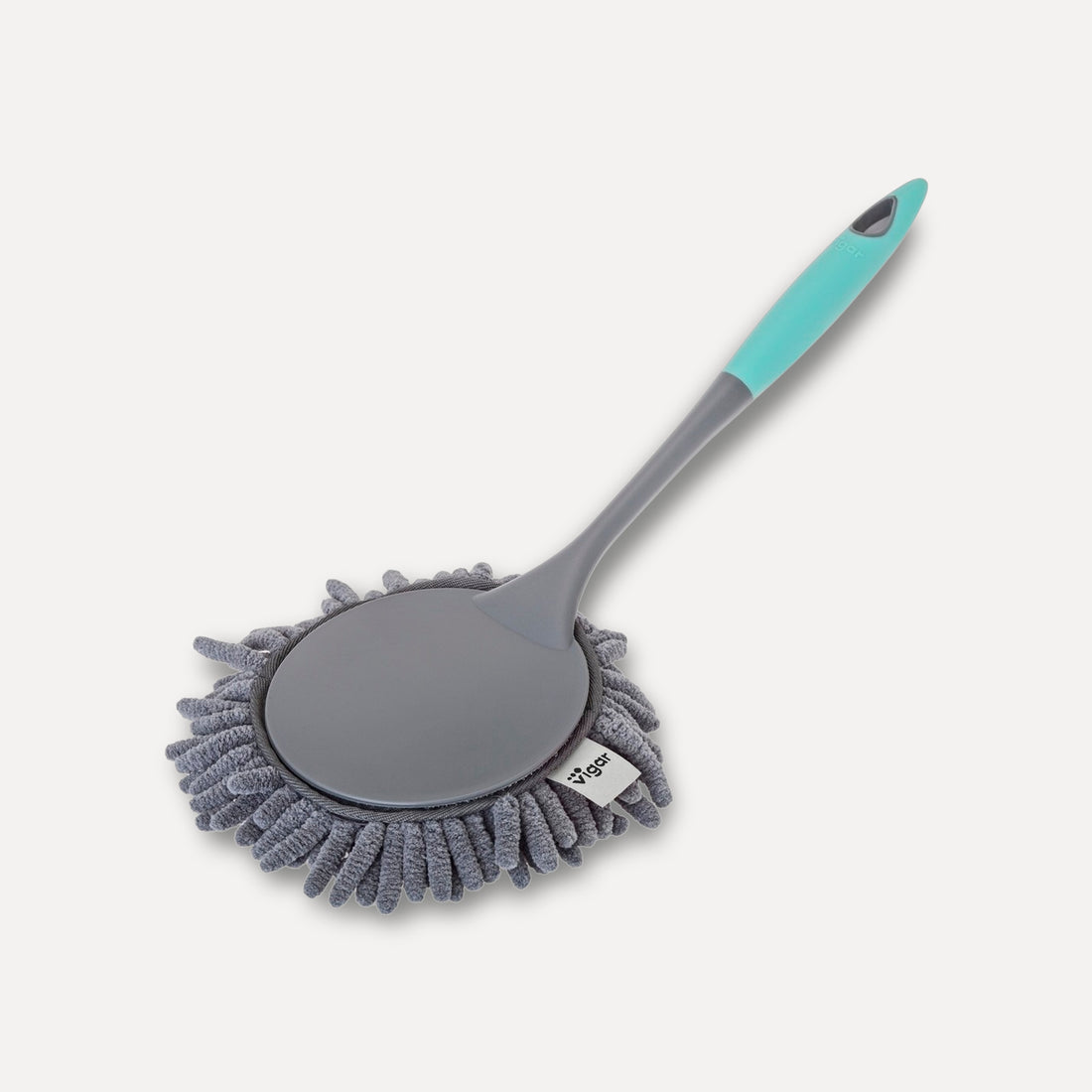 Round microfiber duster