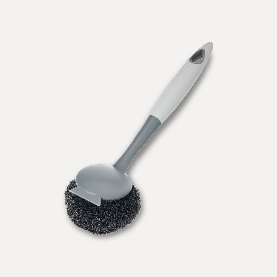 Dishwashing brush with sponge