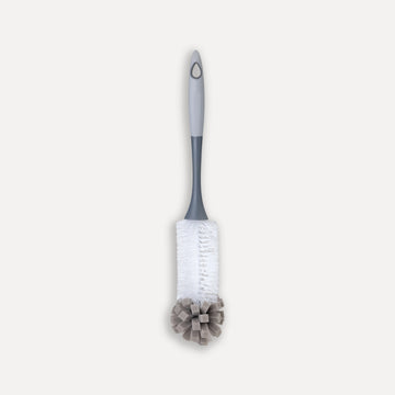 Brosse nettoyante pour bouteilles et biberons avec éponge