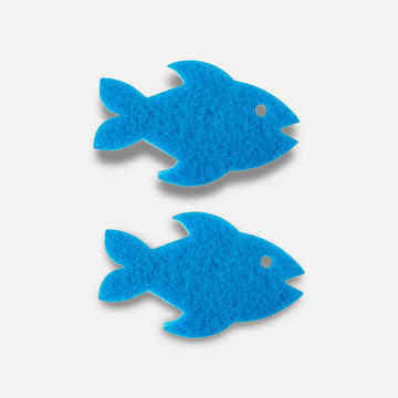 Pack of 2 fish sponges