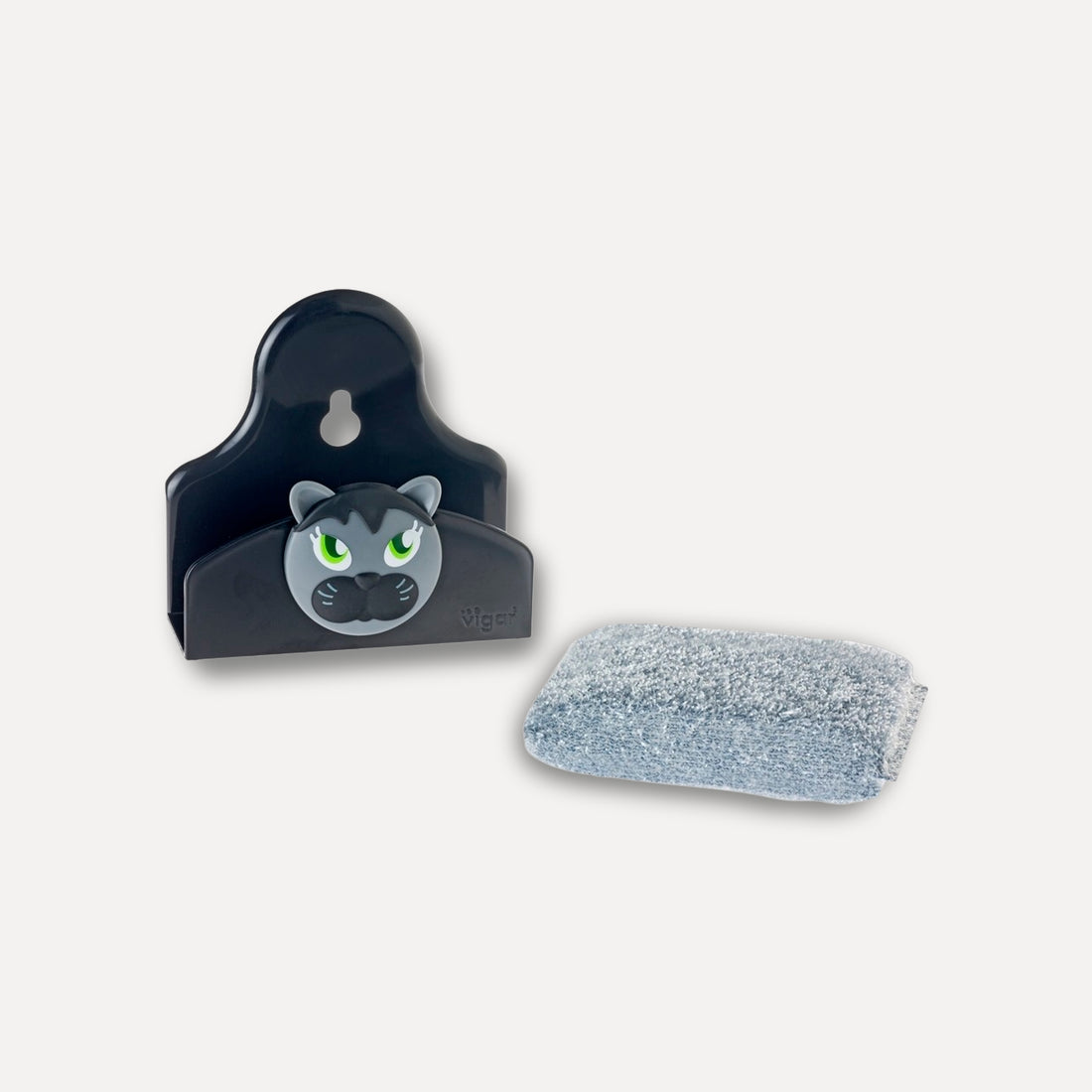 Sponge holder with cat design