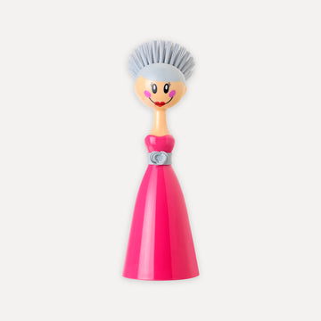 Design dishwashing brush with dress