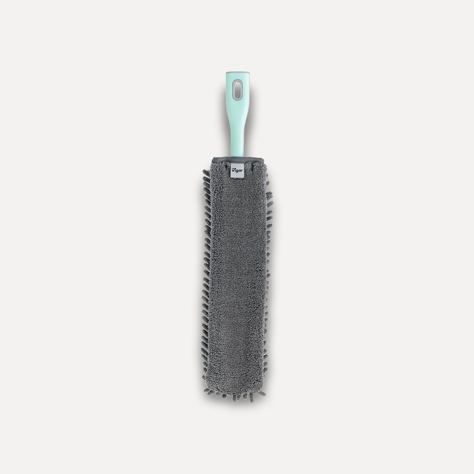 Double-use long microfiber duster